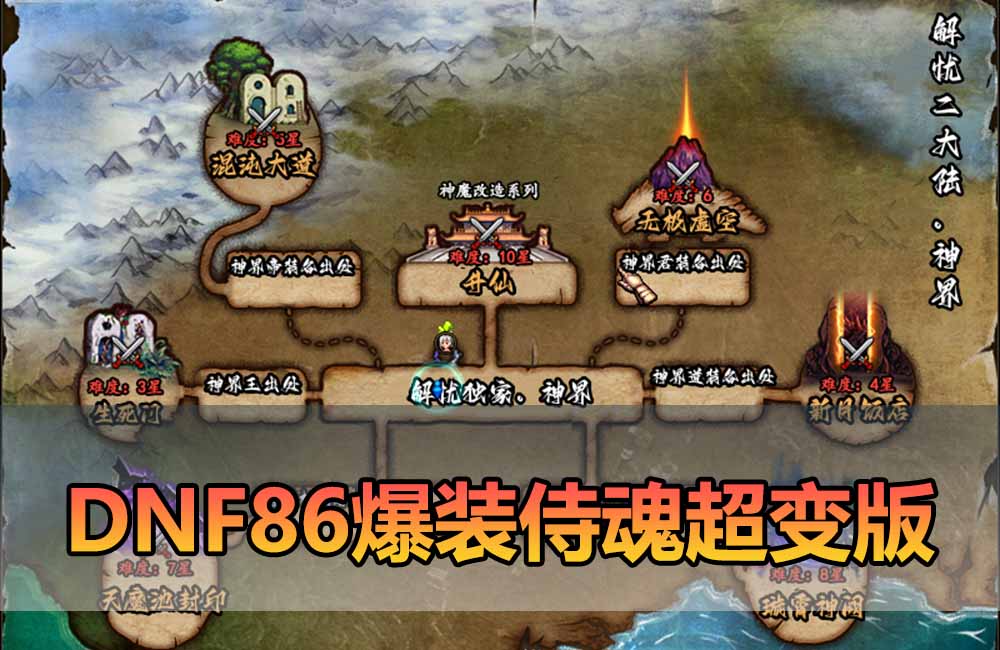 爱游网单亲测【DNF86爆装侍魂单机】最新整理超变版 特色地图 技能宝珠宠物装备 侍魂武器 个性称号 超高数值 内辅 镶嵌虚拟机一键端 视频教学缩略图